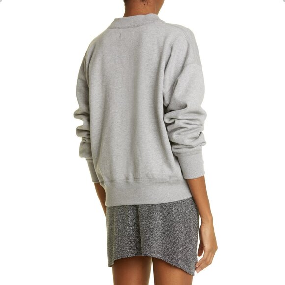 Isabel Marant Gray Oversized Sweatshirt - Picture 3 of 11
